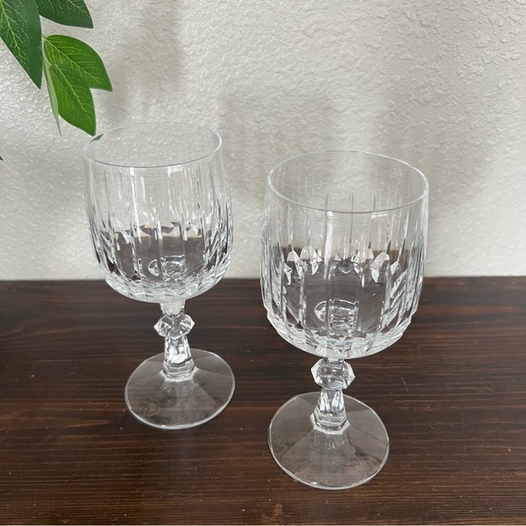Schott-Zwiesel Crystal Wine Glass Flamenco Clear Water Goblets Pair Stemmed - Picture 3 of 7